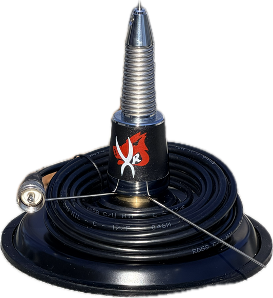 VHF Xtenda Range Super 7 Mag Base with Spring Antenna