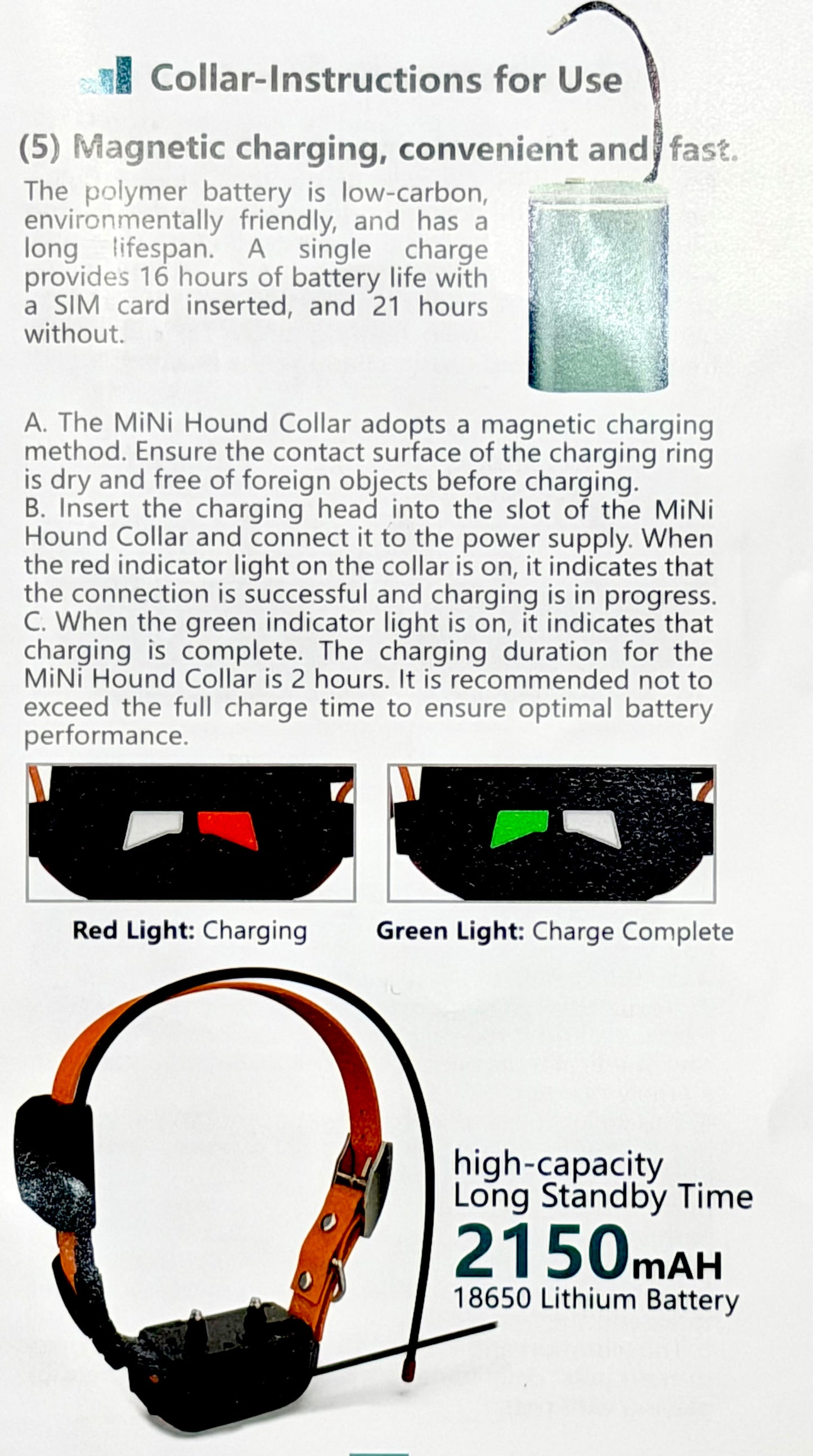 eSEEK MiNi GPS Tracking & Training Collar